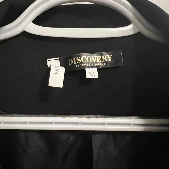 Women's longline black blazer size medium - Picture 5 of 6